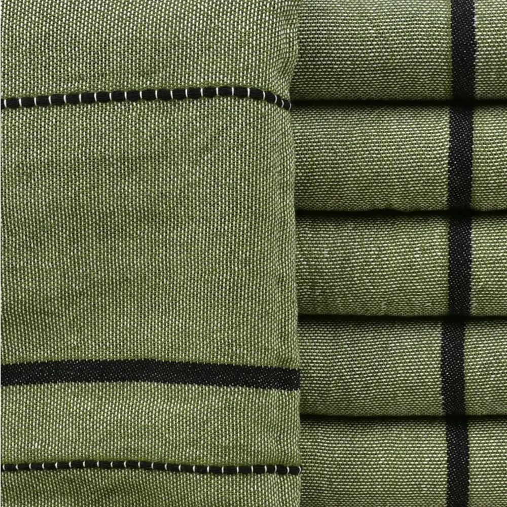 Olive Boho Throw Blanket SXSW 42x72 Eyelash Fringe Soft Organic Weave